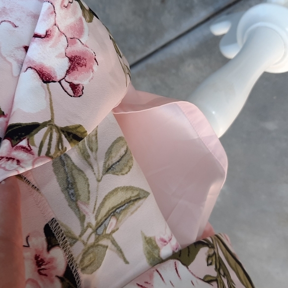 White House Black Market pink floral dress size 4 - Picture 7 of 12